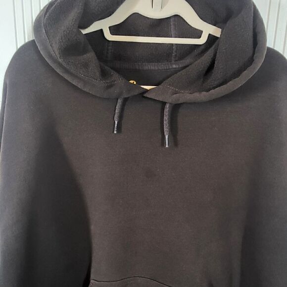 Plus Size Carhartt Men's Brown Hoodie. - Picture 4 of 7